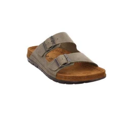 Rohde Herren Pantolette EASYS Beige/Braun/Khaki/Dunkelgrün