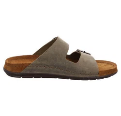 Rohde Herren Pantolette EASYS Beige/Braun/Khaki/Dunkelgrün