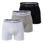 GANT Herren Boxershorts 3er Pack Boxer Briefs Grau