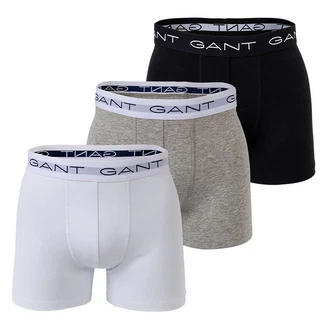 GANT Herren Boxershorts 3er Pack Boxer Briefs Grau GANT Herren Boxershorts 3er Pack Boxer Briefs Grau