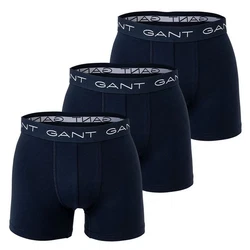 GANT Herren Boxershorts 3er Pack Boxer Briefs Marine