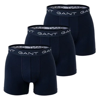 GANT Herren Boxershorts 3er Pack Boxer Briefs Marine GANT Herren Boxershorts 3er Pack Boxer Briefs Marine