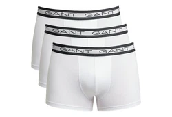 GANT Boxer Shorts BASIC TRUNKS 3-PACK Weiß/Grau