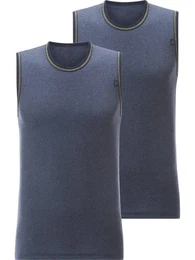 Unterhemd HARLOS (Set, 2-St., 2er-Pack) aus Baumwoll-Feinripp