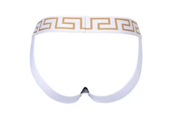 Versace Tanga Herren Jockstrap Weiß/Orange/Lila/Creme