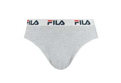 FILA Herren Slips im Pack - Briefs Logobund Urban Cotton Stretch einfarbig Grau