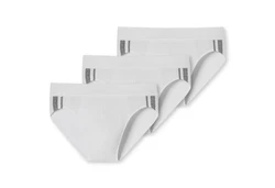 Schiesser Herren Rio Slip 95/5 Grau/Weiß/Hellgrau