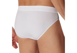 Schiesser Herren Rio Slip 95/5 Grau/Weiß/Hellgrau