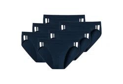 Schiesser Herren Rio Slip 95/5 Dunkelblau/Blau