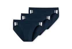 Schiesser Herren Rio Slip 95/5 Dunkelblau/Blau