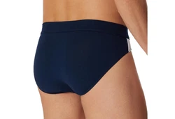 Schiesser Herren Rio Slip 95/5 Dunkelblau/Blau