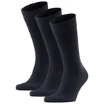 FALKE Kurzsocken Herren Family SO (3er Pack) Schwarz/Dunkelblau/Blau FALKE Kurzsocken Herren Family SO (3er Pack) Schwarz/Dunkelblau/Blau