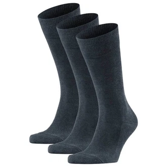 FALKE Kurzsocken Herren Family SO (3er Pack) Dunkelblau/Blau/Dunkelgrau/Grau FALKE Kurzsocken Herren Family SO (3er Pack) Dunkelblau/Blau/Dunkelgrau/Grau