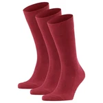 FALKE Kurzsocken Herren Family SO (3er Pack) Rot/Dunkelrot/Lila FALKE Kurzsocken Herren Family SO (3er Pack) Rot/Dunkelrot/Lila