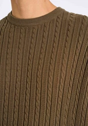 LINDBERGH T-Shirt Khaki/Dunkelgrün/Beige/Braun