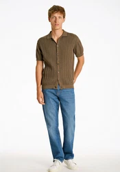 Lindbergh Cardigan Khaki/Dunkelgrün/Braun/Beige