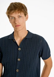 Lindbergh Cardigan Dunkelblau/Hellblau/Blau