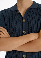 Lindbergh Cardigan Dunkelblau/Hellblau/Blau
