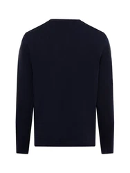 GANT Herren Langarmshirt REGULAR SHIELD LS Dunkelblau/Blau