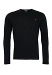 U.S. Polo Assn Langarmshirt USPA Schwarz/Rot