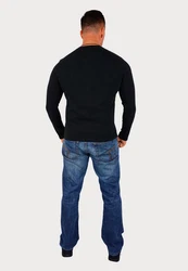 U.S. Polo Assn Sweatshirt Longsleeve USPA Schwarz/Dunkelblau/Rot
