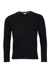 U.S. Polo Assn Sweatshirt Longsleeve USPA Schwarz/Dunkelblau/Rot