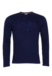 U.S. Polo Assn Sweatshirt Longsleeve USPA Dunkelblau/Blau