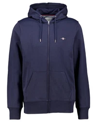 Gant Sweatshirt REGULAR SHIELD FULL ZIP HOODIE Blau
