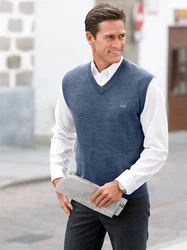 Witt Pullunder Grau/Dunkelblau/Rot/Blau