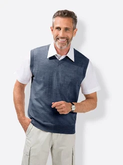 Witt Pullunder Grau/Dunkelblau/Rot/Blau