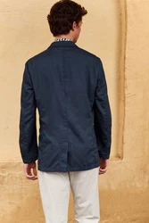 Next Sakko Slim Fit (1-tlg) Hellblau/Blau/Dunkelblau