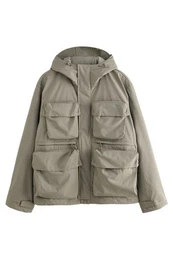 Cargojacke Funktionsjacke mit vier Taschen Gurtmaterial (1-St)