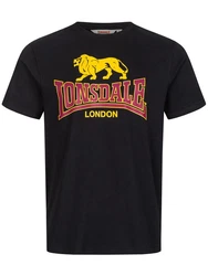 Lonsdale T-Shirt Taverham Braun/Rot/Gold/Schwarz/Gelb