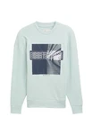 TOM TAILOR Sweatshirt Pullover Hellblau/Türkis/Grün/Hellgrün/Blau