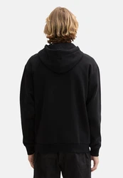 TOM TAILOR Hoodie Kapuzensweatshirt Schwarz/Grau
