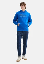 TOM TAILOR Hoodie Kapuzensweatshirt Blau