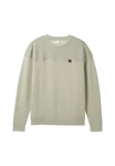 TOM TAILOR Sweatshirt Pullover Khaki/Hellgrün/Beige/Grün/Dunkelgrün