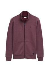 TOM TAILOR Sweatshirt Sweatjacke Dunkelrot/Bordeaux/Lila/Rosa
