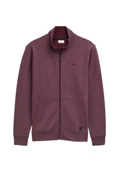 TOM TAILOR Sweatshirt Sweatjacke Dunkelrot/Bordeaux/Lila/Rosa