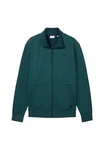TOM TAILOR Sweatshirt Sweatjacke Dunkelgrün/Grün/Türkis