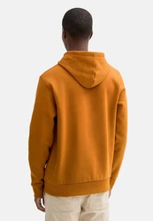 TOM TAILOR Hoodie Kapuzensweatshirt Orange/Braun/Gelb