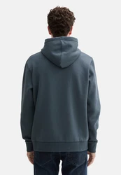 TOM TAILOR Kapuzensweatshirt Hoodie dunkelblau/schwarz/weiß