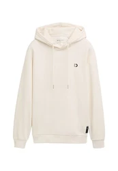 TOM TAILOR Sweatshirt Hoodie Creme/Beige/Weiß/Khaki