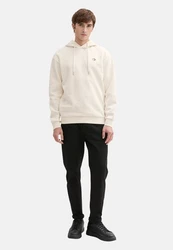 TOM TAILOR Sweatshirt Hoodie Creme/Beige/Weiß/Khaki