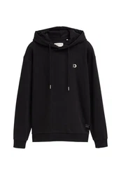 TOM TAILOR Sweatshirt Hoodie Schwarz