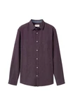 TOM TAILOR Langarmhemd Lila/Rosa/Dunkelrot
