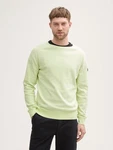 TOM TAILOR Strickpullover Grün/Hellgrün/Neonfarben