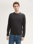 TOM TAILOR Strickpullover Softtouch mit Seide Dunkelgrau/Schwarz/Dunkelbraun/Khaki/Grau