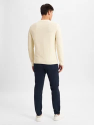 Gant Rundhalspullover Khaki/Beige/Creme