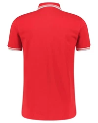 BOSS Poloshirt 'Paddy' knallrot/wei